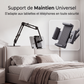 Support de tablette magnétique de chevet avec base de matelas cachée