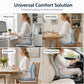 Coussin de siège ergonomique en mousse à mémoire de forme avec soutien lombaire – Confort optimal toute la journée, idéal pour le bureau, la voiture et la maison