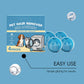 🐾🧺 -50% ! 🌀Boules de Lavage Réutilisables – Anti-Poils d’Animaux, Protège les Tissus & Faciles à Utiliser
